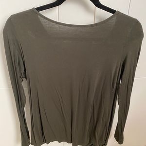 Army green long sleeve